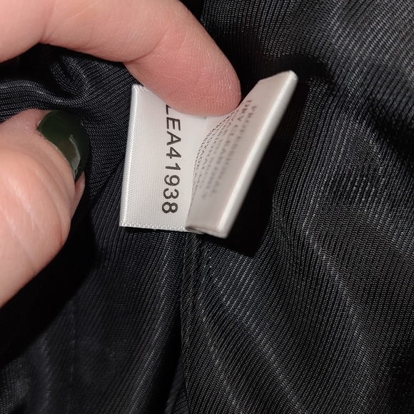 BCBG MAX AZRIA Short Sleeve Belted Leather Blazer, XS - Picture 12 of 16